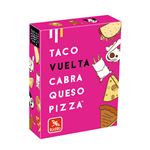 Taco, vuelta, cabra, queso, pizza - juego de cartas