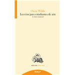 Lección para estudiantes de arte