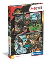 Puzzle clementoni 2x60 jurassic world