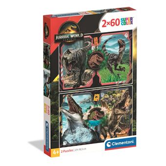 Puzzle Clementoni 2X60 Jurassic World - Puzzle infantil - Comprar en Fnac