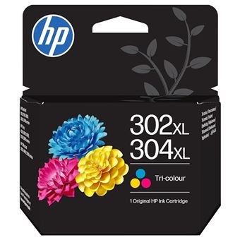 Pack 2 Cartuchos de tinta Tricolor HP 302XL + 304XL B7RT8AE