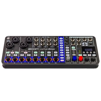 Mesa de mezclas digital y grabador multipista Zoom L6max LiveTrak