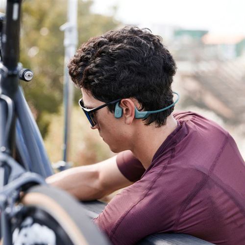 SHOKZ OpenRun Pro Mini - Auriculares deportivos Bluetooth de conducción  ósea de alta calidad - Auriculares inalámbricos resistentes al sudor para