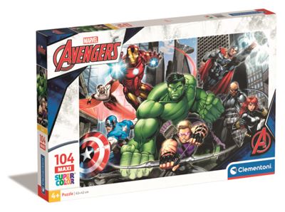 Clementoni puzzle 104 piezas maxi the avengers