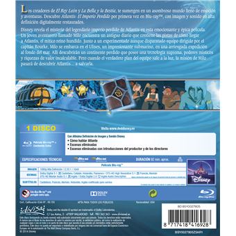 Atlantis: El imperio perdido (Formato Blu-Ray)