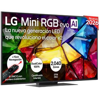 TV LED LG 55" 55MRGB88B6B evo Mini RGB AI 4K UHD 2026 Smart TV