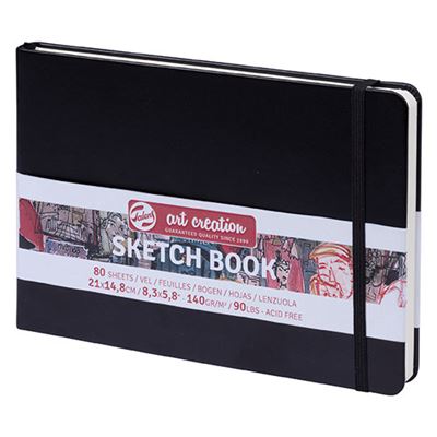 Cuaderno sketchbook Art Creation Talens 15x21cm negro - Cuaderno - Los  mejores precios