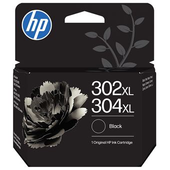 Pack 2 Cartuchos de tinta Negro HP 302XL + 304XL B7RT9AE