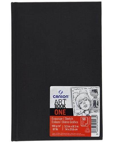 Canson One Art book™ a4 21x279 cm 98 hojas sketch grano fino 100g 8.5x11