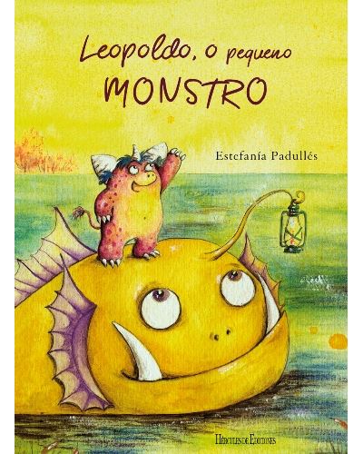 Libro Leopoldo O pequeno monstro de estefanía galego tapa dura