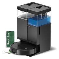 Robot aspirador y friegasuelos iRobot Roomba Plus 515 Combo con Base AutoWash Negro