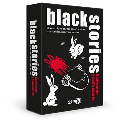 Black stories: cadáveres y mala suerte - juego de cartas