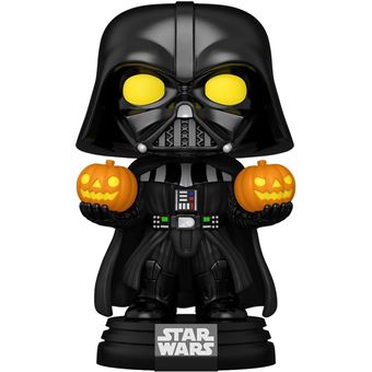 Figura Funko Deluxe Star Wars Halloween Darth Vader con calabazas 15cm - 1