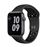 Apple Watch SE Nike 44 mm GPS, Caja de aluminio en gris y correa deportiva Negro antracita