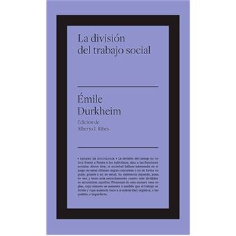 La división del trabajo social