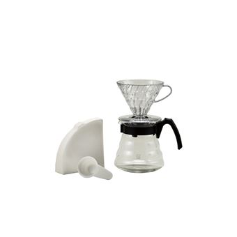 Kit de elaboración de café Hario V60 02 Negro
