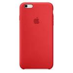 Funda Silicone Case para el iPhone 6s Plus roja