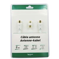 Cable de antena Temium Blanco 5 m