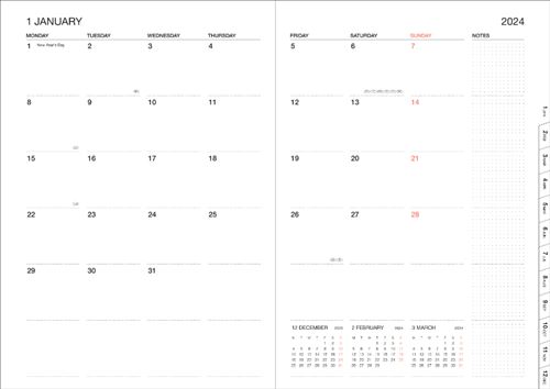 Agenda semanal 2024 Mark's Colors Rosa