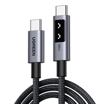 Cable de carga rápida Ugreen USB-C a USB-C 100W 2m