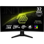 Monitor Gaming curvo MSI Mag 32CQ6F 31,5'' Wide Quad HD 180Hz Negro