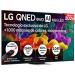 TV QNED 86" LG 86QNED87B6A evo MiniLED AI 4K UHD 2026 Smart TV