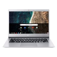 Portátil Acer Chromebook 514 CB514-1HT 14'' + Funda + Ratón Plata