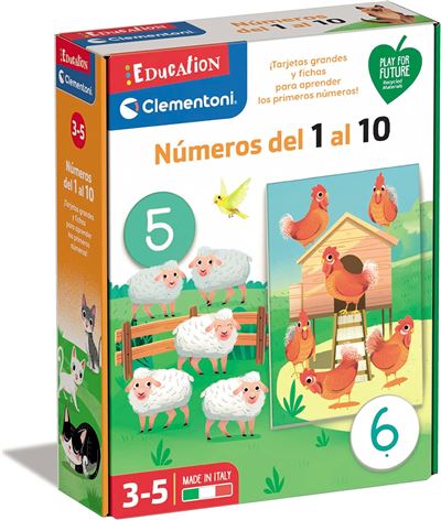 Clementoni números del 1 al 10