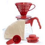 Kit de elaboración de café Hario V60 02 Rojo