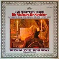 Carl Phillipp Emanuel Bach - Die Sinfonien für Streicher - Vinilo