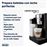 Cafetera superautomática - De'Longhi Rivelia EXAM440.55.B, Molinillo integrado, 2 depósitos de café, LatteCrema hot, 16 recetas, 19 bar, 1450 W, Negro