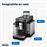 Cafetera superautomática - De'Longhi Rivelia EXAM440.55.B, Molinillo integrado, 2 depósitos de café, LatteCrema hot, 16 recetas, 19 bar, 1450 W, Negro
