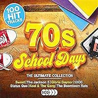 Box Set 100 Hit Tracks. 70s School Days - 5 CDs