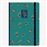 Cuaderno grande Legami rayas tapa dura Bike Lovers verde_0