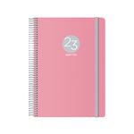 Agenda Anual 2024 Dohe A5 Día Por Página Memphis Rosa