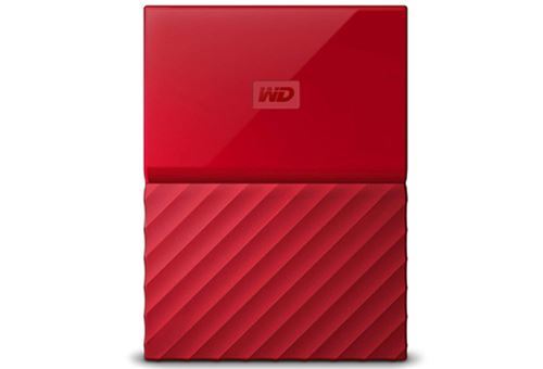 Disco duro portátil WD My Passport Thin 2TB Rojo