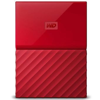 Disco duro portátil WD My Passport USB 3.0 2TB Rojo