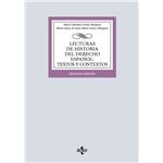 Lecturas de Historia del Derecho Español: Textos y contextos