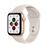 Apple Watch SE 40 mm GPS, Caja de aluminio en oro y correa deportiva Blanco