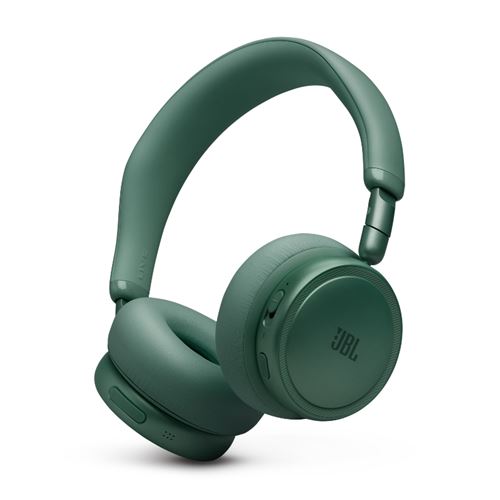 Auriculares inalámbricos - JBL LIVE 680 NC, Supraaurales, Diadema, Bluetooth, Cancelación activa de ruido (ANC), Autonomía 80 h, Verde