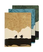 Set 3 Cahiers Moleskine El Señor De Los Anillos Extralarge Hojas Rayadas