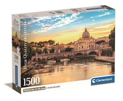 Clementoni puzzle 1500 piezas high quality collection rome