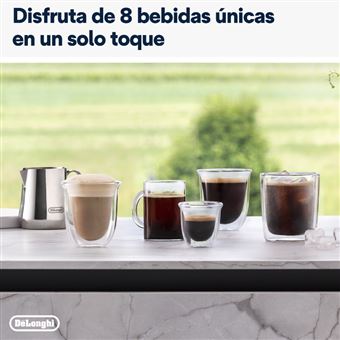 Cafetera Superautomática De'Longhi Dinamica Plus ECAM 370.95.T, Molinillo  integrado, 12 recetas, 1450W, 19 bar, Titanio - Comprar en Fnac