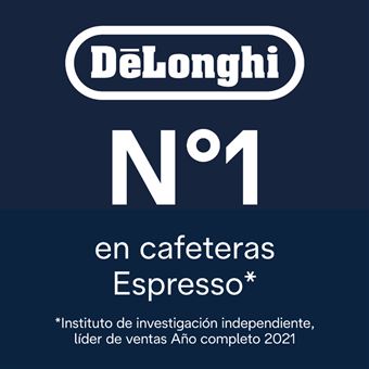 DeLonghi Rivelia Cafetera Superautomática con Molinillo 19 Bares Negra