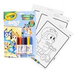 Crayola Libro Actividades Y Colorear Por Números Bluey Con 6 Rotuladores