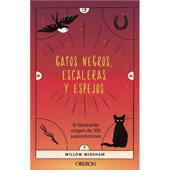 Gatos negros, escaleras y espejos