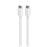 Cable de carga Puro FABK4 2.0 60W USB-C 1.5m Blanco
