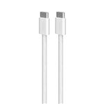 Cable de carga Puro FABK4 2.0 60W USB-C 1.5m Blanco