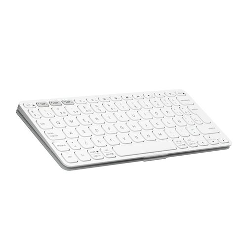 Teclado Inalámbrico Portátil Logitech Keys-to-go 2 Gris Y Blanco