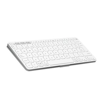 Teclado inalámbrico portátil Logitech Keys-To-Go Gris y Blanco